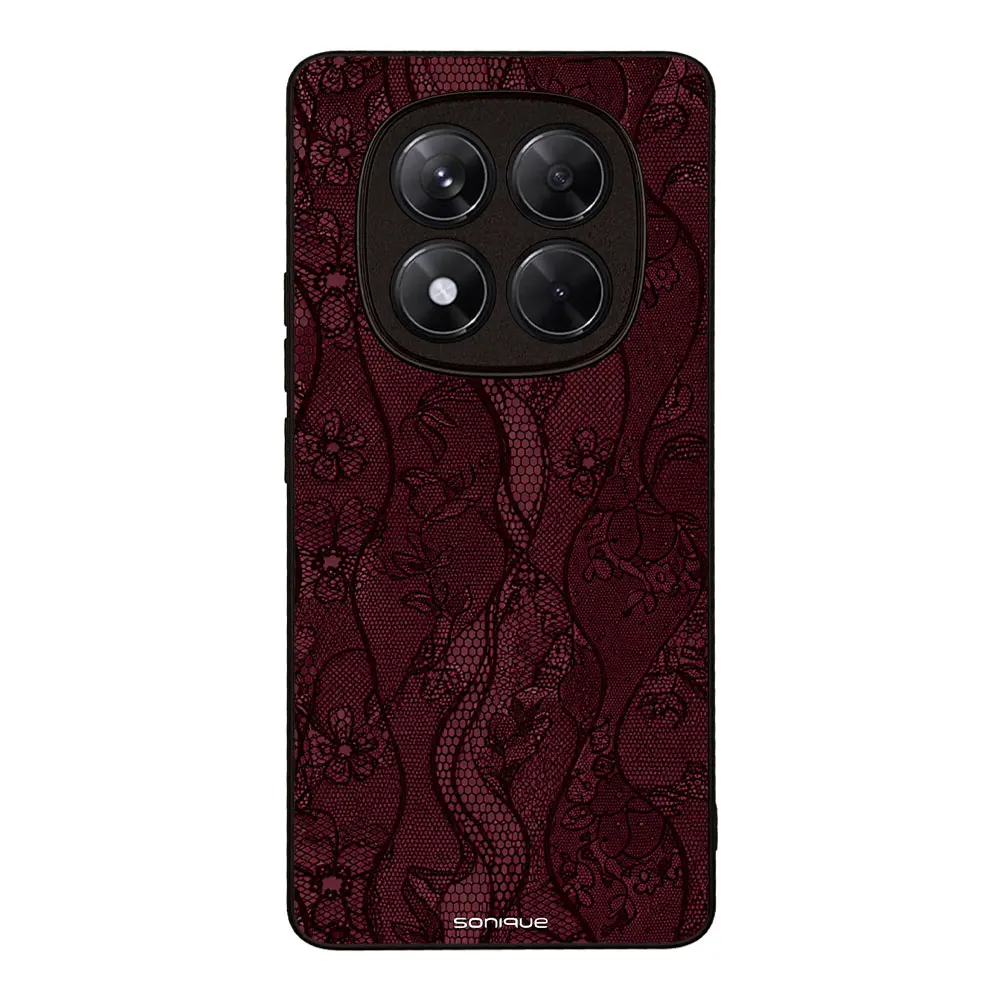 Θήκη Sonique DIVA Series για Xiaomi Redmi Note 14 Pro 4G Βουργουνδί Δαντέλα