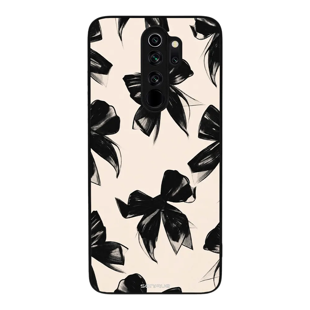 Θήκη Sonique DIVA Series για Xiaomi Redmi Note 8 Pro Μαύρα Φιογκάκια