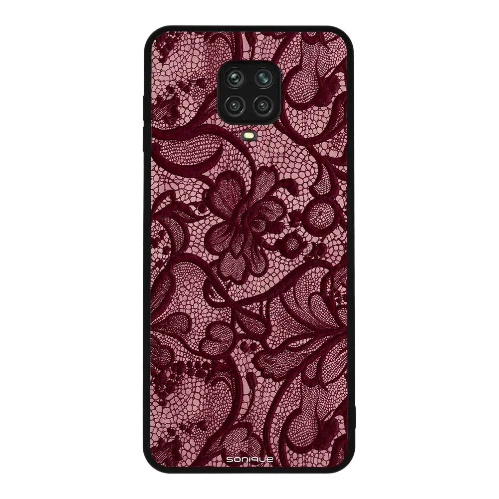 Θήκη Sonique DIVA Series για Xiaomi Redmi Note 9S/9 Pro Μπορντό Δαντέλα