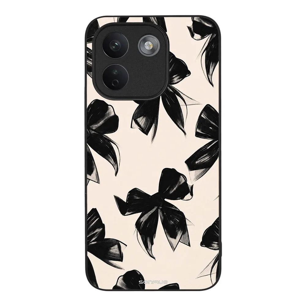 Θήκη Sonique DIVA Series για Xiaomi Redmi Note 17 Pro Max 5G Μαύρα Φιογκάκια