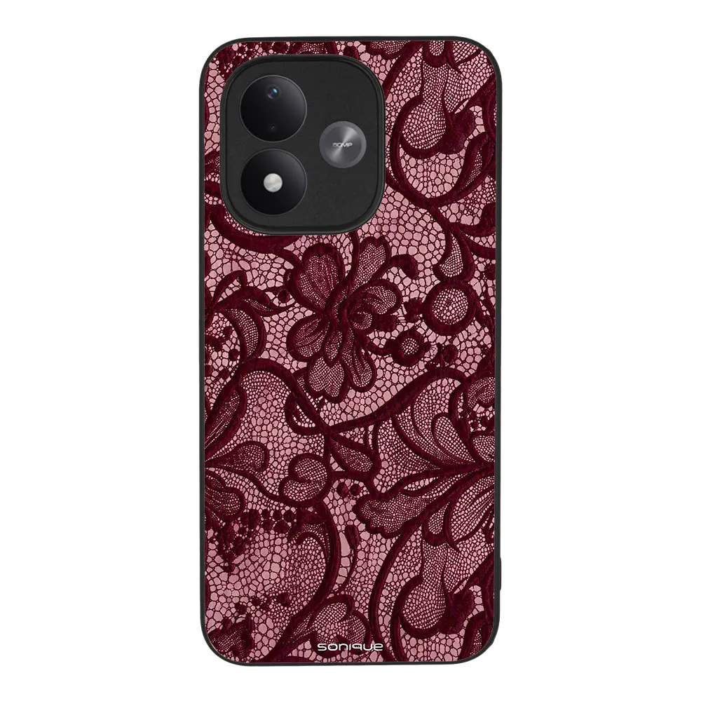 Θήκη Sonique DIVA Series για Xiaomi Redmi Note 17 4G / Redmi Note 17 5G Μπορντό Δαντέλα