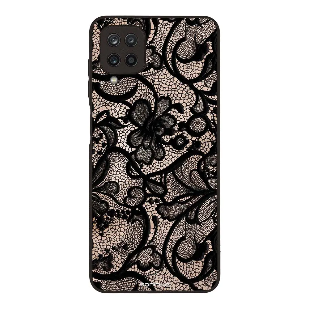 Θήκη Sonique DIVA Series για Samsung Galaxy A12 Μαύρη Δαντέλα