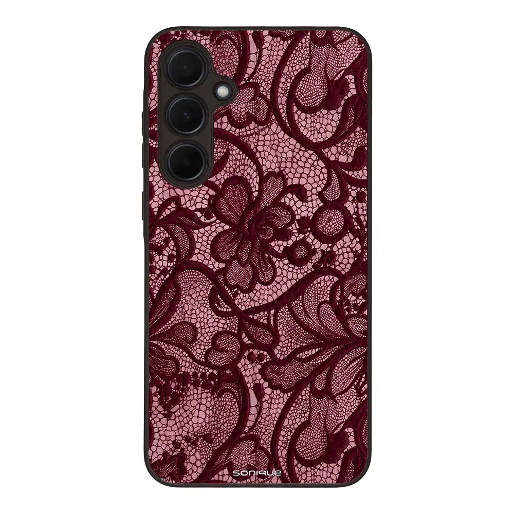 Θήκη Sonique DIVA Series για Samsung Galaxy A35 5G Μπορντό Δαντέλα