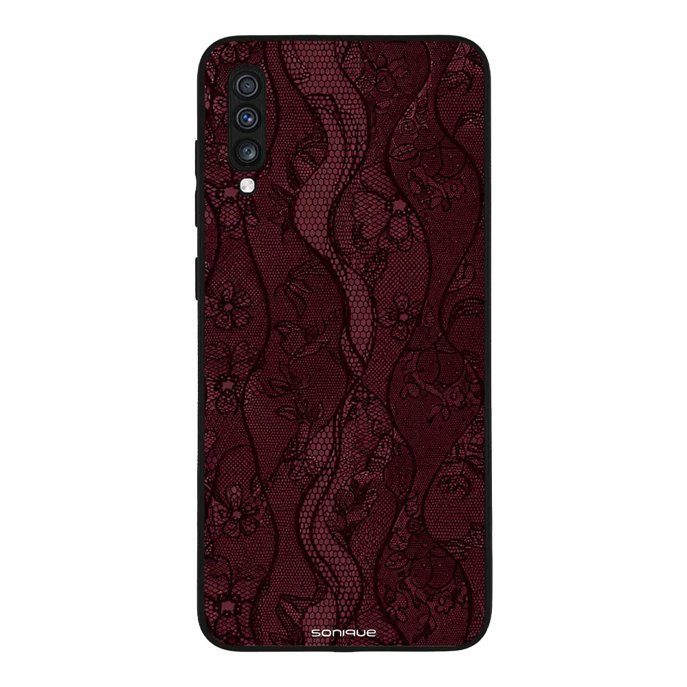 Θήκη Sonique DIVA Series για Samsung Galaxy A70/A70s Βουργουνδί Δαντέλα