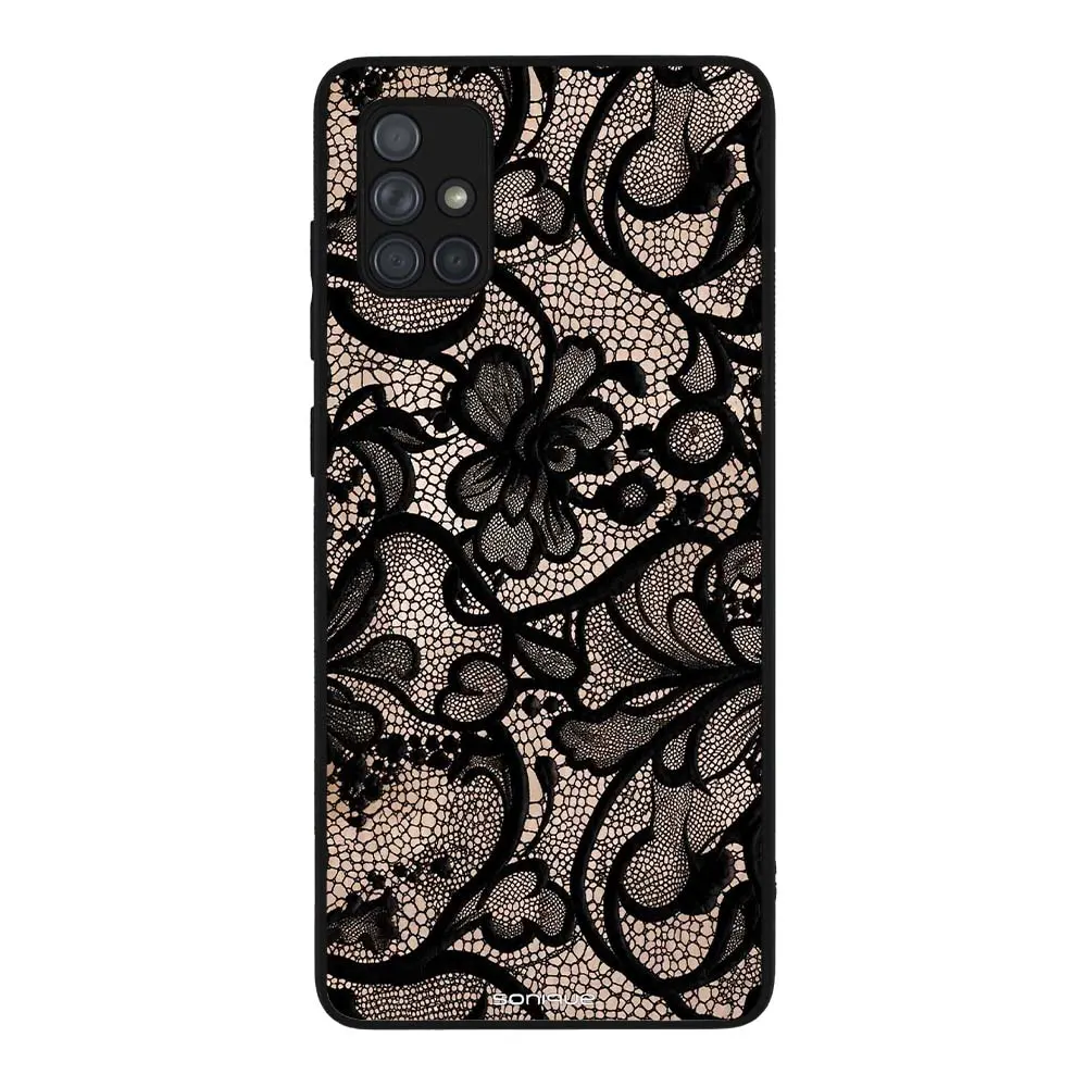 Θήκη Sonique DIVA Series για Samsung Galaxy A71 Μαύρη Δαντέλα
