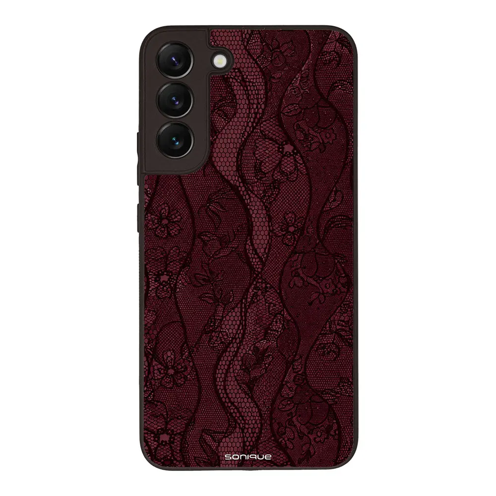 Θήκη Sonique DIVA Series για Samsung Galaxy S22 Plus Βουργουνδί Δαντέλα