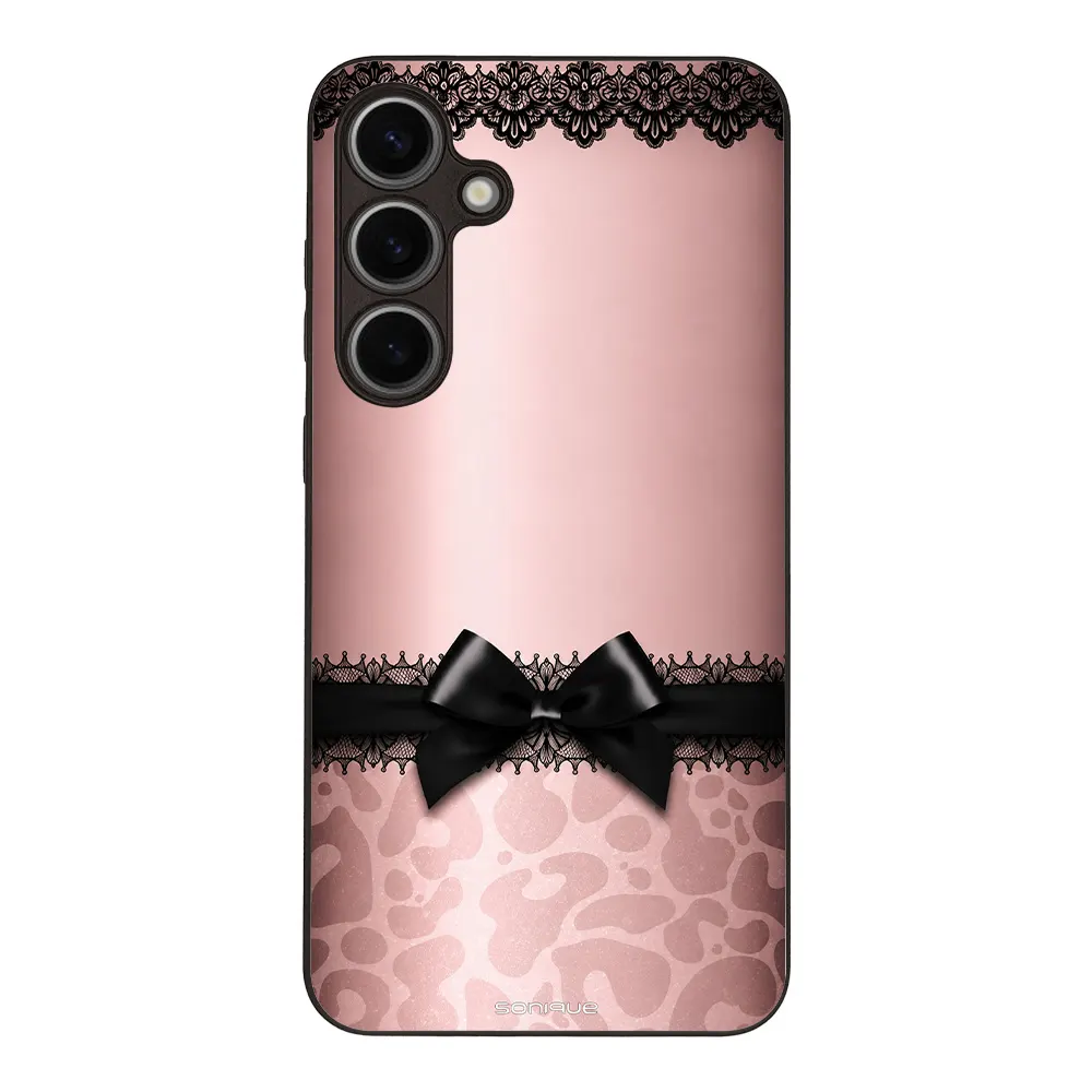 Θήκη Sonique DIVA Series για Samsung Galaxy S24 Plus Λεοπάρ Φιόγκος – Ροζ