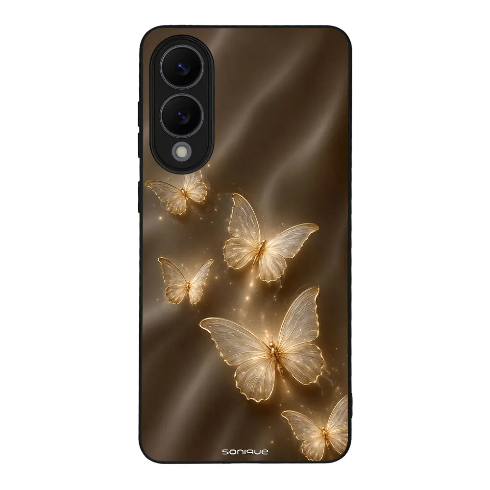 Θήκη Sonique DIVA Series για Samsung Galaxy S25 Edge Χρυσές Πεταλούδες