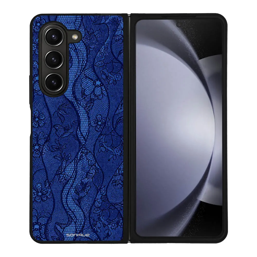 Θήκη Sonique DIVA Series για Samsung Galaxy Z Fold 5 Μπλε Δαντέλα