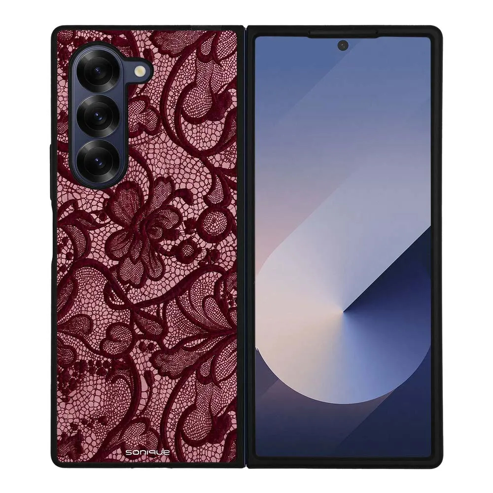 Θήκη Sonique DIVA Series για Samsung Galaxy Z Fold 6 Μπορντό Δαντέλα