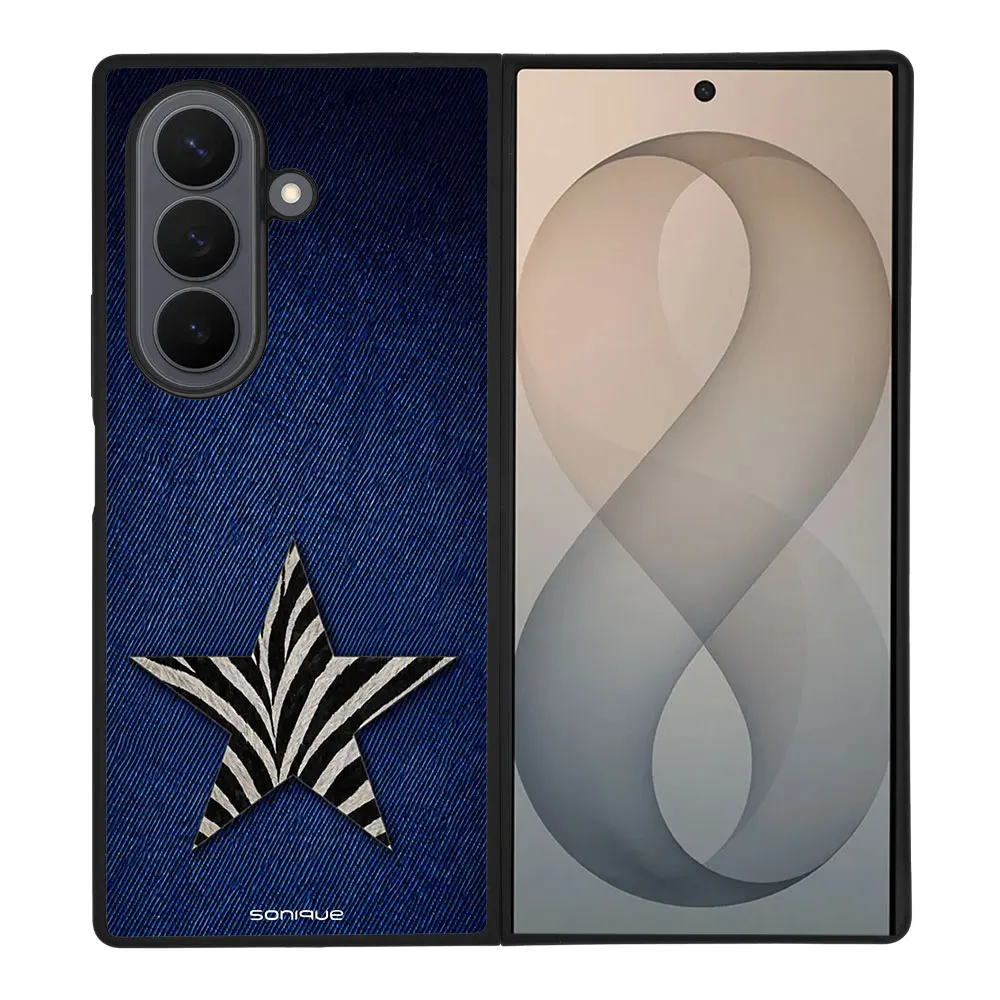 Θήκη Sonique DIVA Series για Samsung Galaxy Z Fold 8 Ultra Denim Zebra
