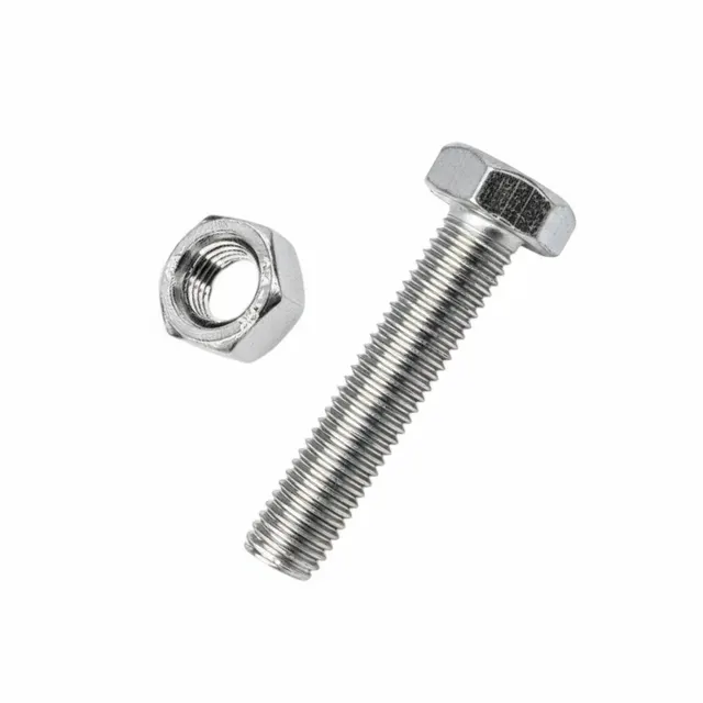 Εξάγωνη βίδα με παξιμάδι - M8×50mm+M8 - Σετ 12 πακέτα των 3 ζευγαριών - 201949