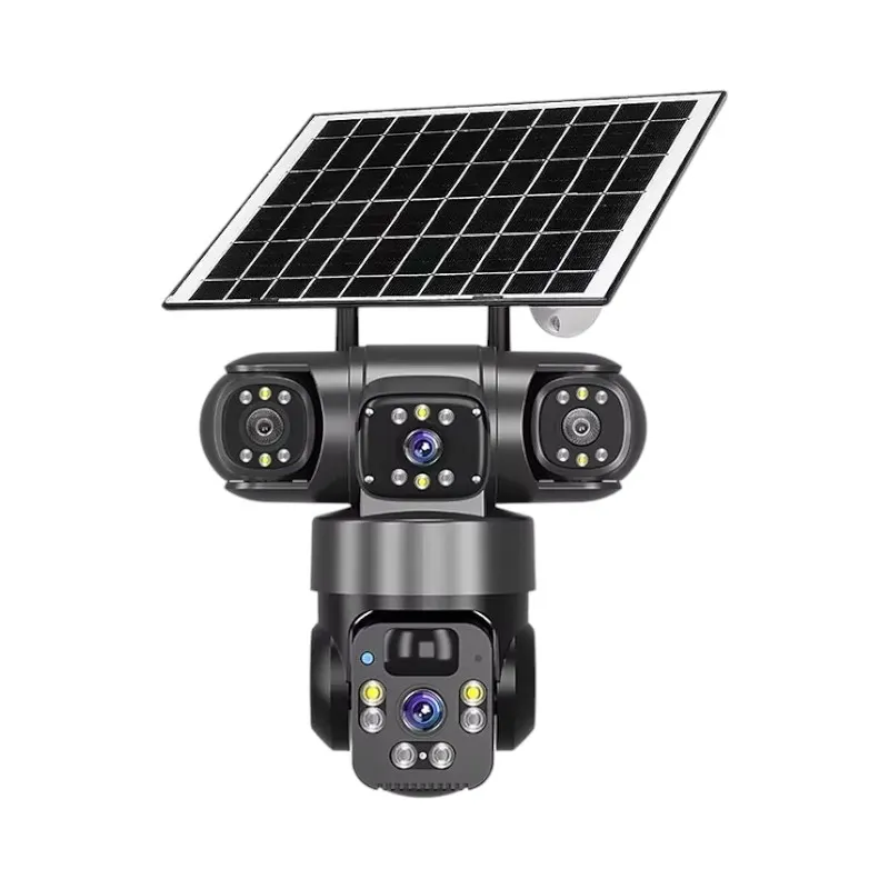 Ηλιακή κάμερα ασφαλείας IP τριπλή - 4G - Security Camera - Q20 - 020331