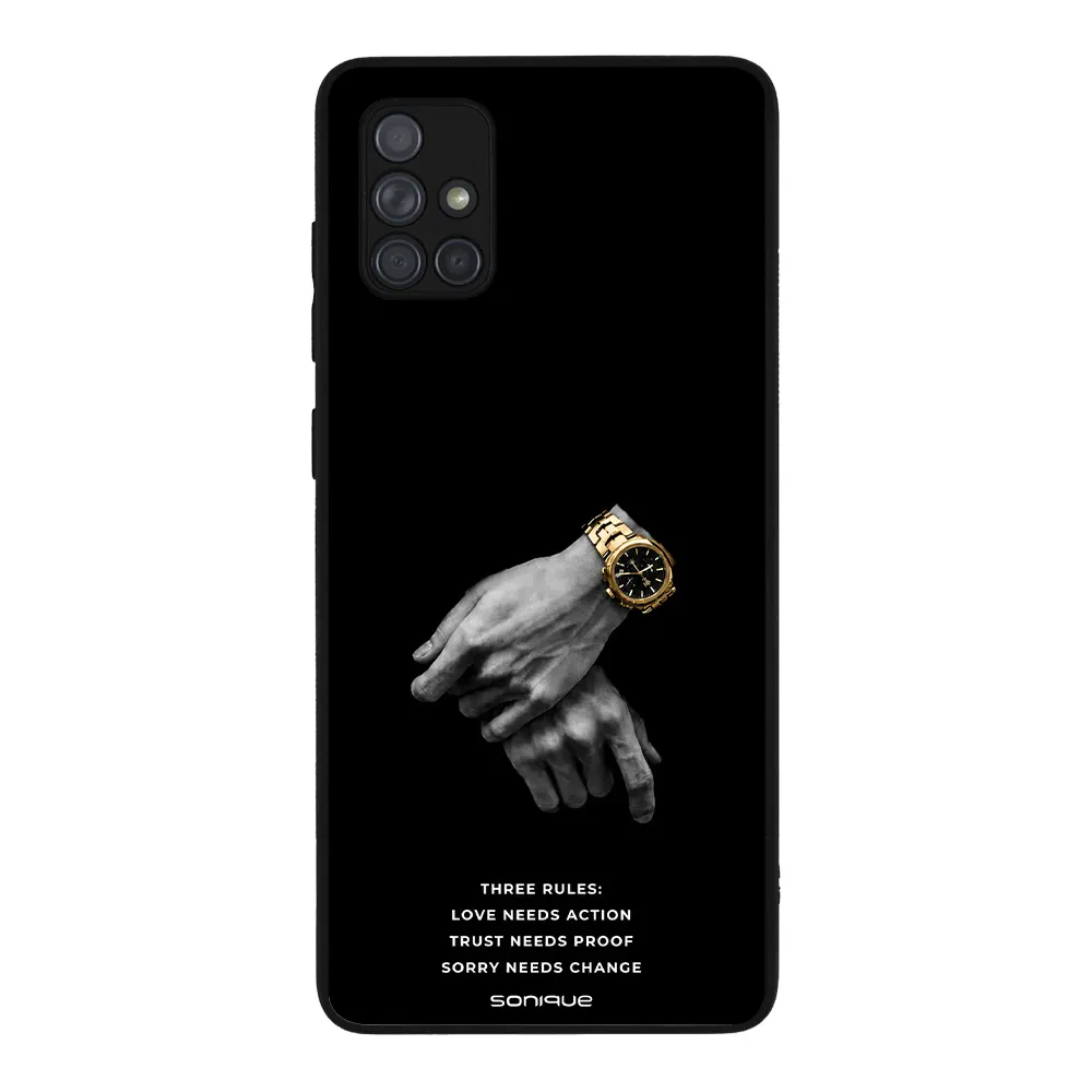 Θήκη Sonique Men's Edition για Samsung Galaxy A71 Three Rules