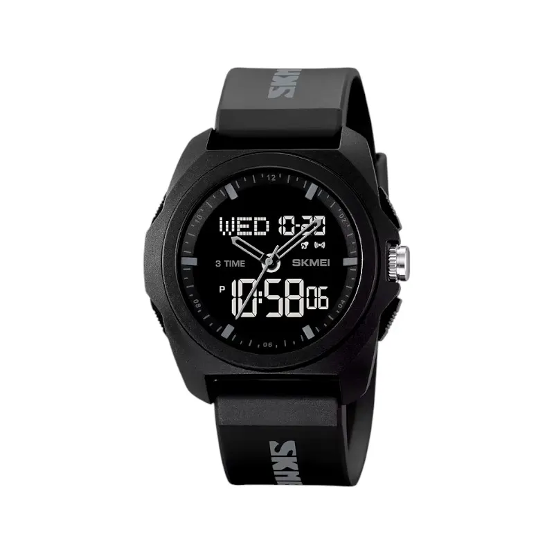Ψηφιακό/αναλογικό ρολόι χειρός - Skmei - 2199 - Black/Grey
