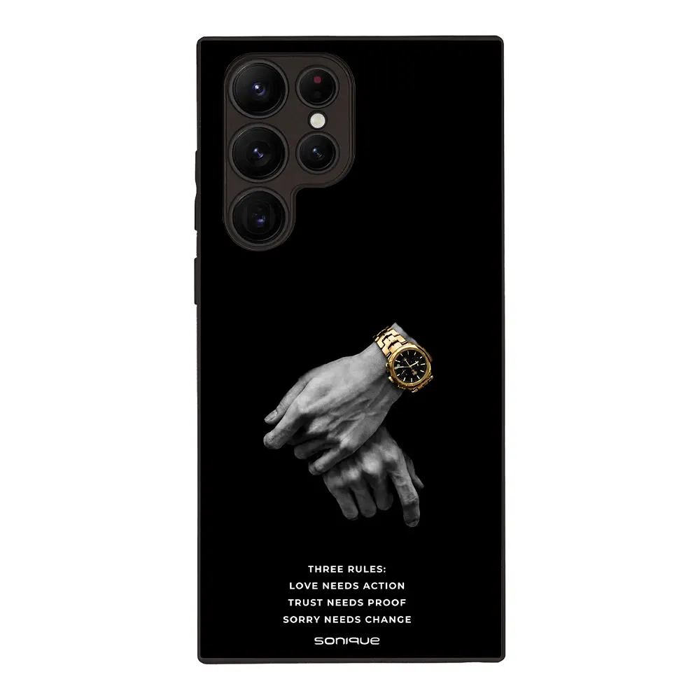 Θήκη Sonique Men's Edition για Samsung Galaxy S22 Ultra Three Rules