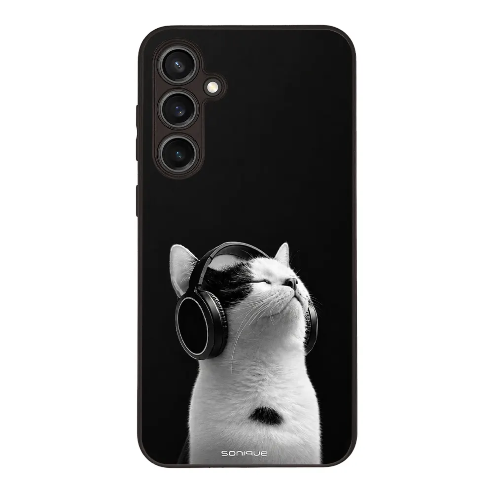 Θήκη Sonique Men's Edition για Samsung Galaxy S23 FE Audio Kitten - White