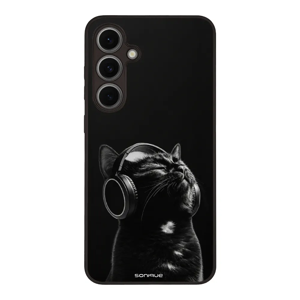 Θήκη Sonique Men's Edition για Samsung Galaxy S24 FE Audio Kitten - Black