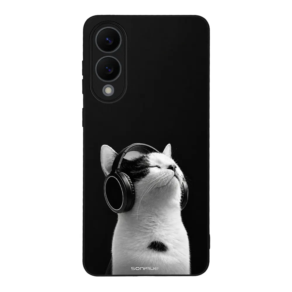Θήκη Sonique Men's Edition για Samsung Galaxy S25 Edge Audio Kitten - White