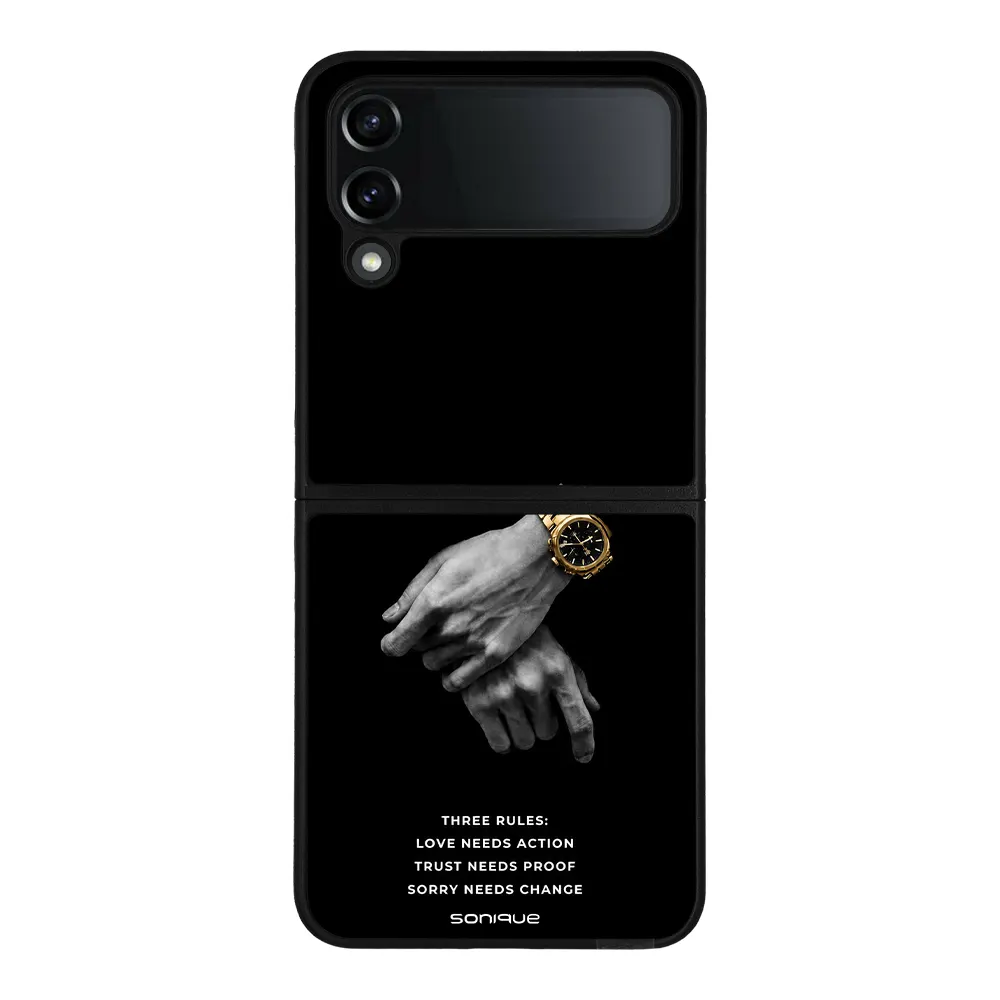 Θήκη Sonique Men's Edition για Samsung Galaxy Z Flip 4 Three Rules