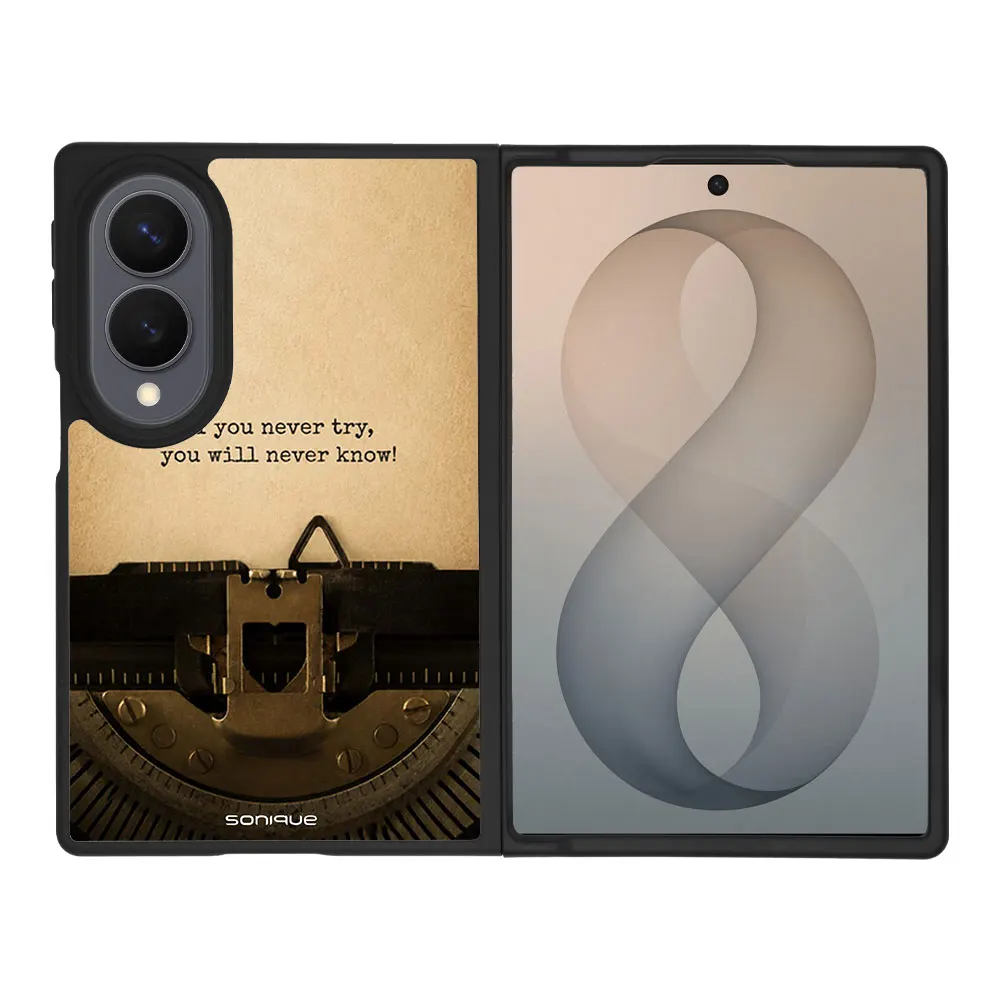 Θήκη Sonique Men's Edition για Samsung Galaxy Z Fold 8 Old Letter