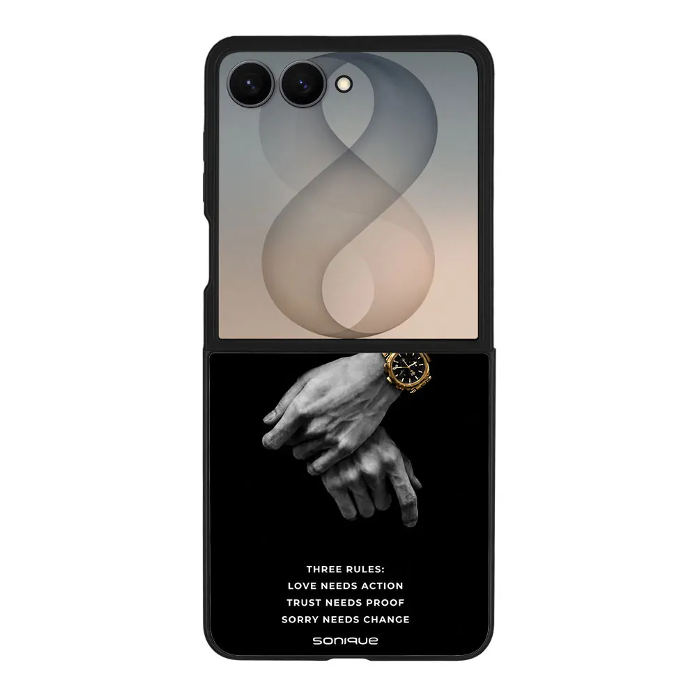 Θήκη Sonique Men's Edition για Samsung Galaxy Z Flip 8 Three Rules
