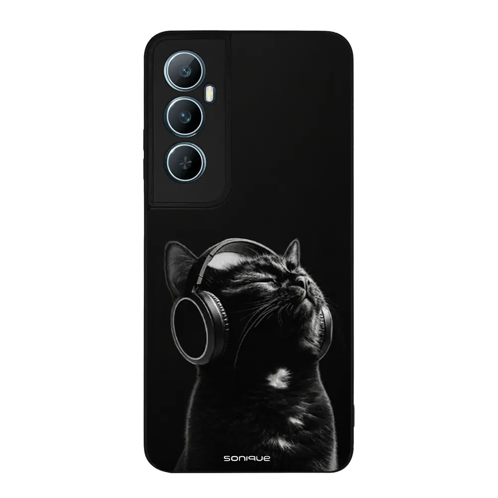 Θήκη Sonique Men's Edition Series για Realme C65 4G Audio Kitten - Black