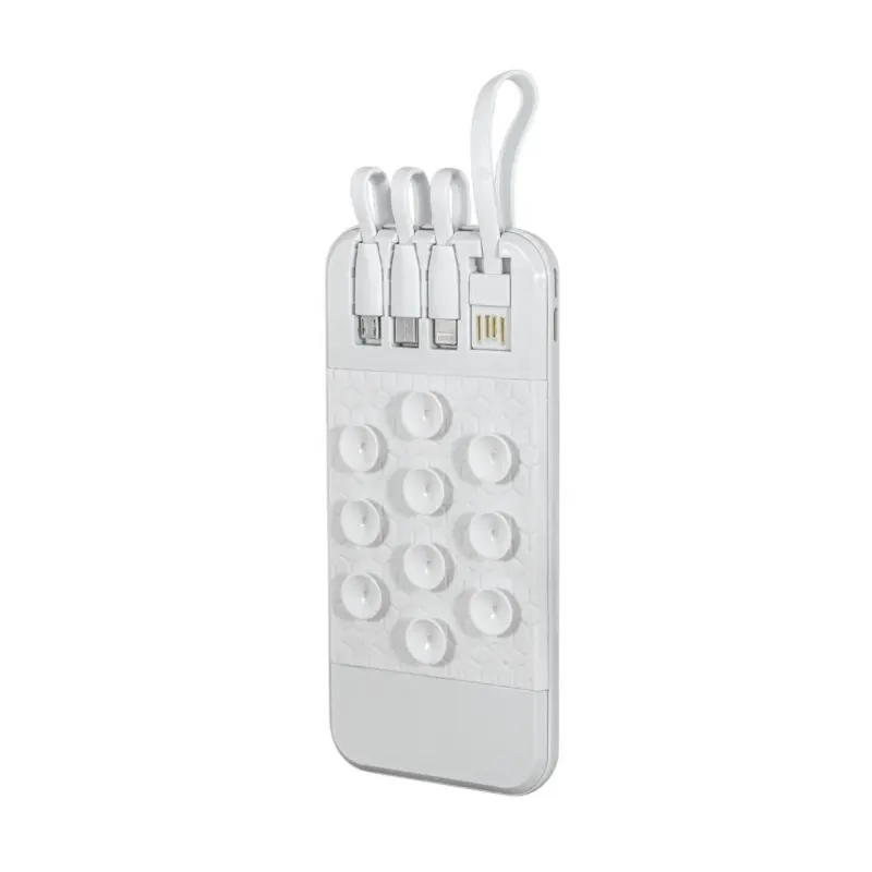 Powerbank 4σε1 - Γρήγορη Φόρτιση - 10.000mah - X20 - 125200 - Λευκό