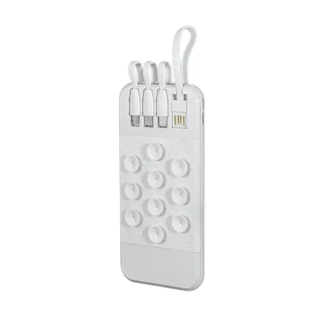 Powerbank 4σε1 - Γρήγορη Φόρτιση - 10.000mah - X20 - 125200 - Λευκό
