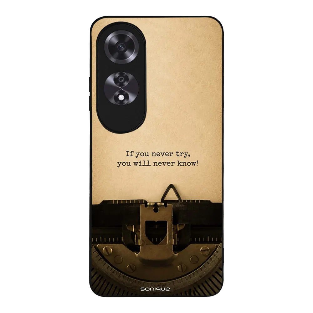 Θήκη Sonique Men's Edition για Oppo A60 Old Letter