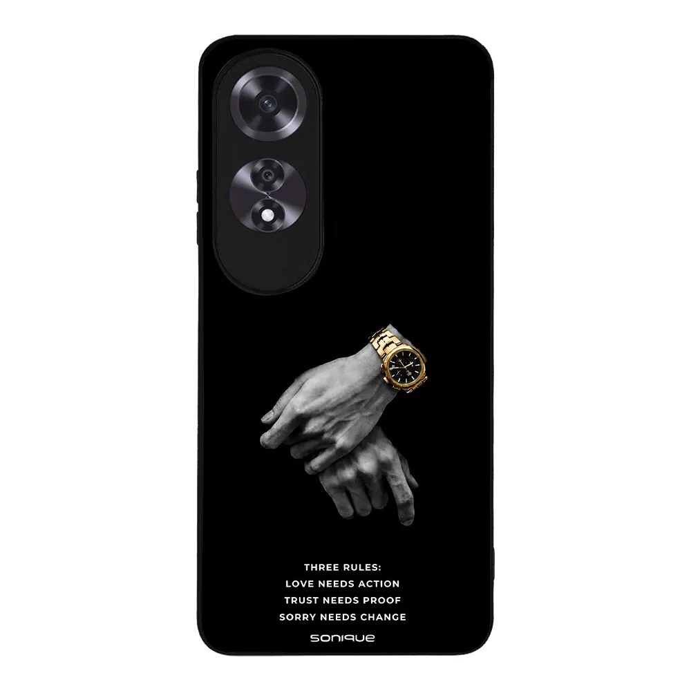 Θήκη Sonique Men's Edition για Oppo A60 Three Rules