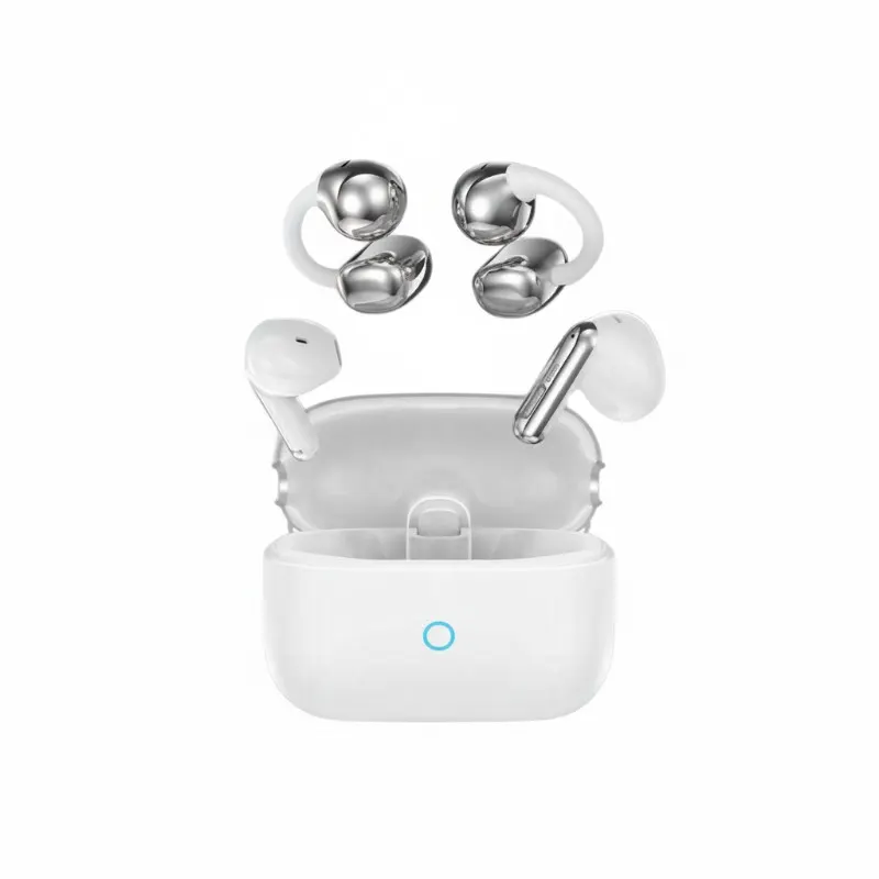 Ασύρματα ακουστικά Bluetooth με θήκη φόρτισης - 2in1 - KMS-E09 - 260090 - White