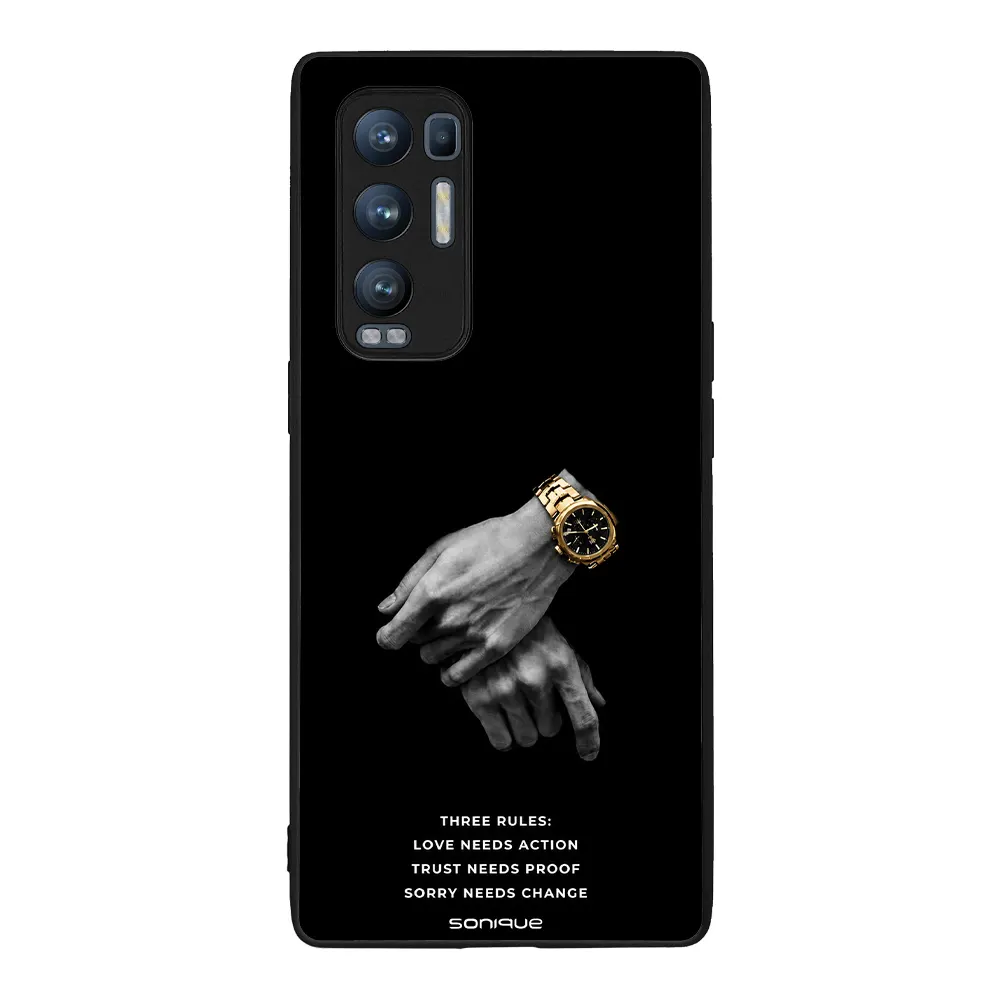 Θήκη Sonique Men's Edition για Oppo Find X3 Neo 5G Three Rules