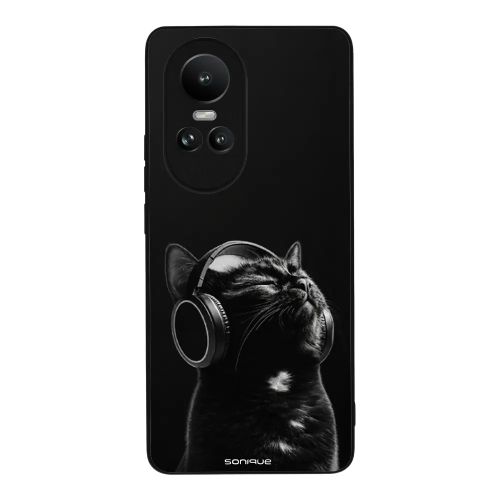 Θήκη Sonique Men's Edition για Oppo Reno10 5G Audio Kitten - Black