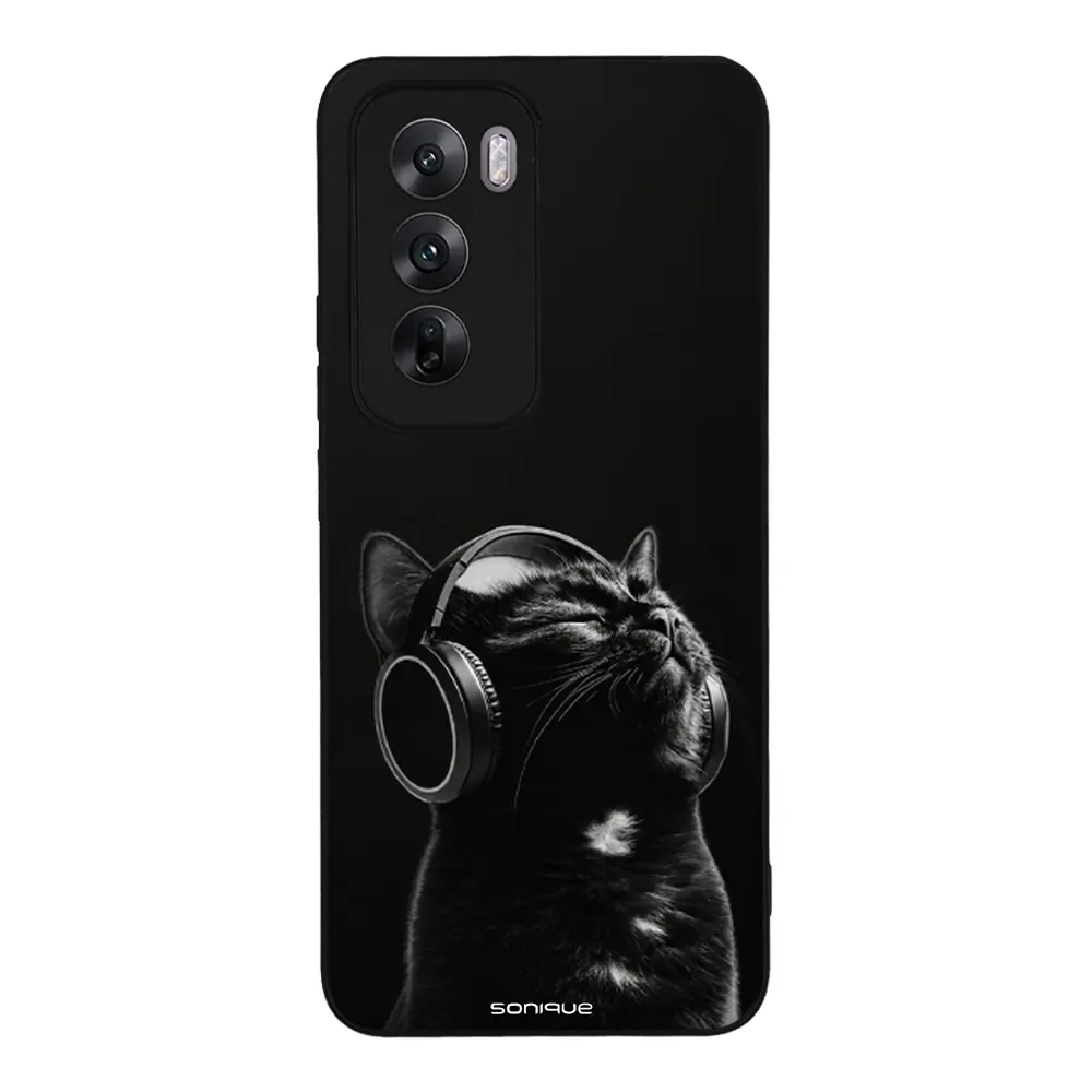 Θήκη Sonique Men's Edition για Oppo Reno12 5G Audio Kitten - Black