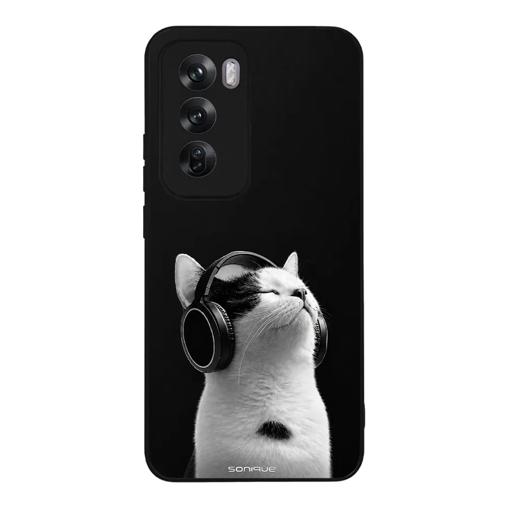 Θήκη Sonique Men's Edition για Oppo Reno12 Pro 5G Audio Kitten - White