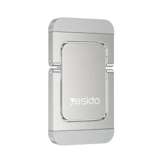 Yesido LP11 Mini Set Αναδιπλούμενων Βάσεων Laptop (2τμχ) Ασημί