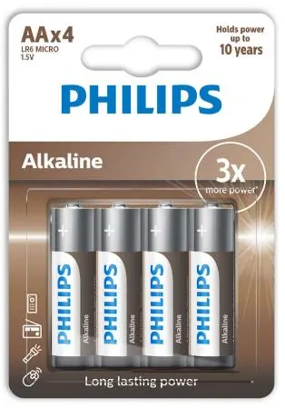 Μπαταρίες Philips AA - 4τμχ