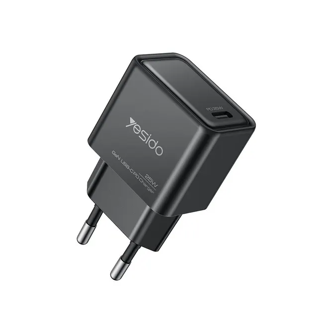 Φορτιστής Yesido YC62 Type-C 25W PD Μαύρο