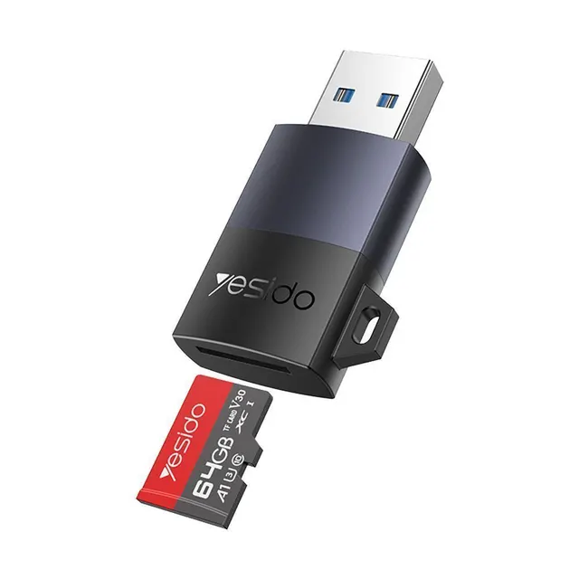 Yesido GS36 Card Reader TF με θύρα USB-A Μαύρο