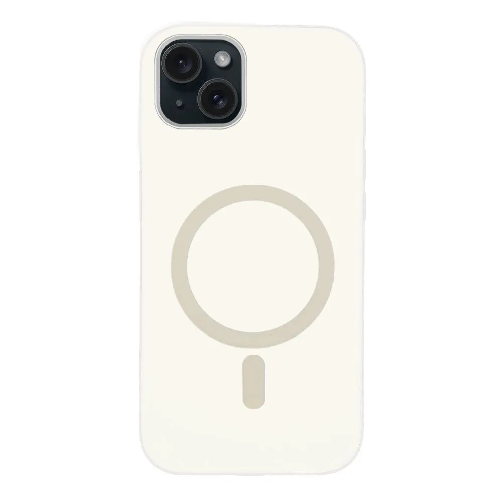 Θήκη Magnetic MagTouch Sonique Apple iPhone 15 Plus Λευκό