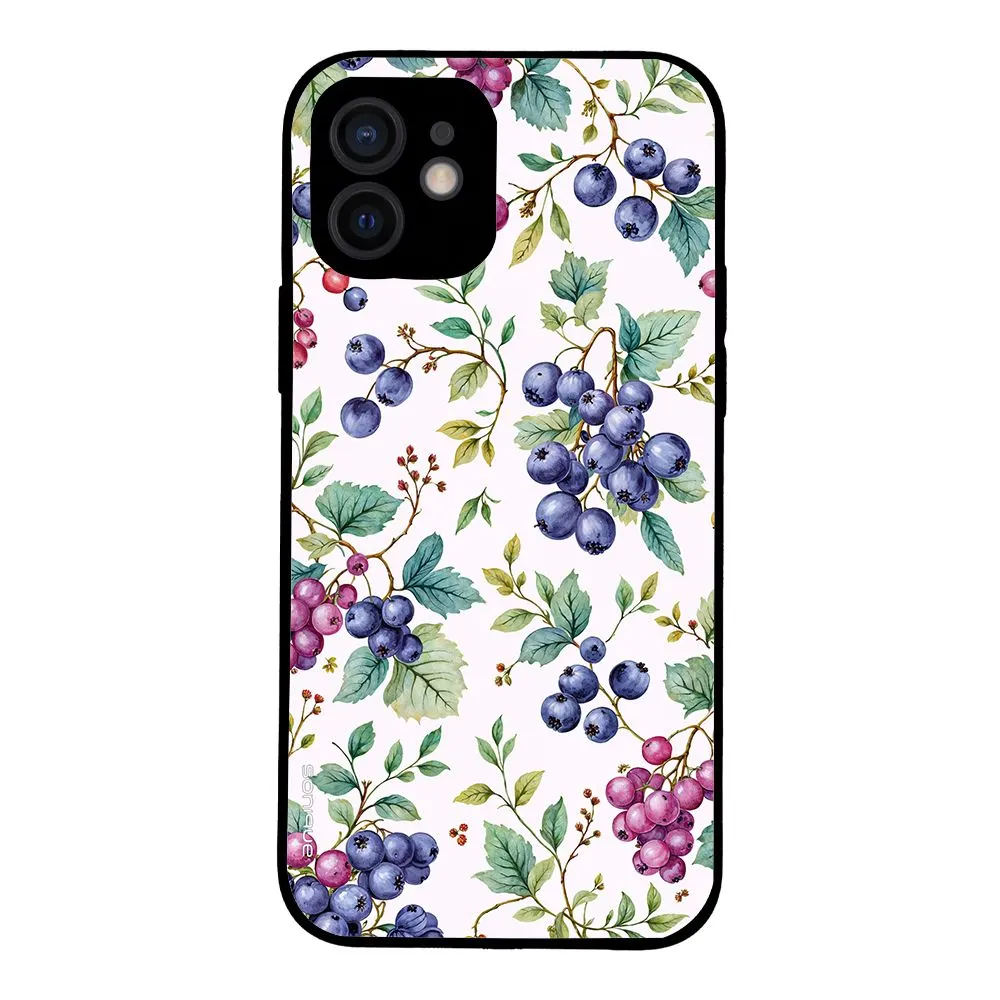 Θήκη Sonique Fruit Series για Apple iPhone 12 Μύρτιλο