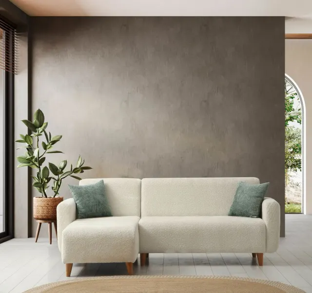Σετ γωνιακού καναπέ liva 216x111x45 cm