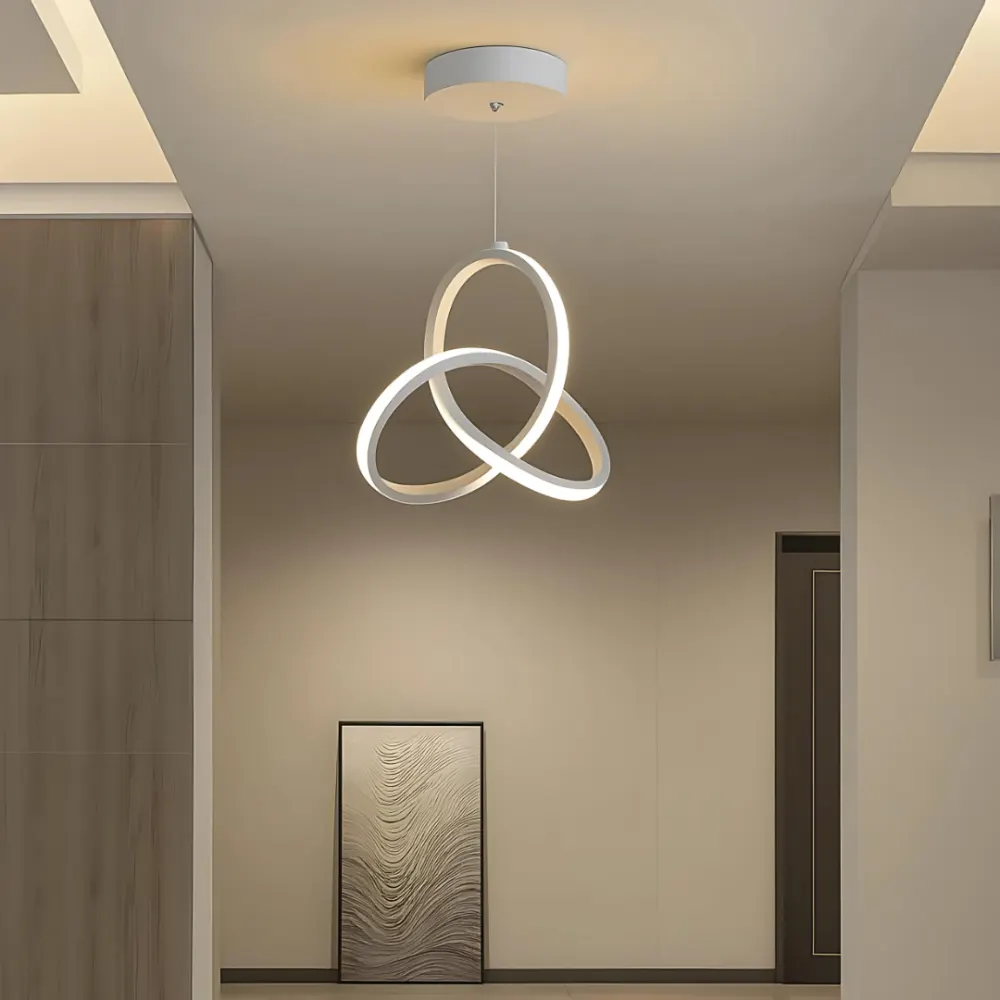 Asya Λευκό Κρεμαστό LED Φωτιστικό Οροφής 80x24 cm