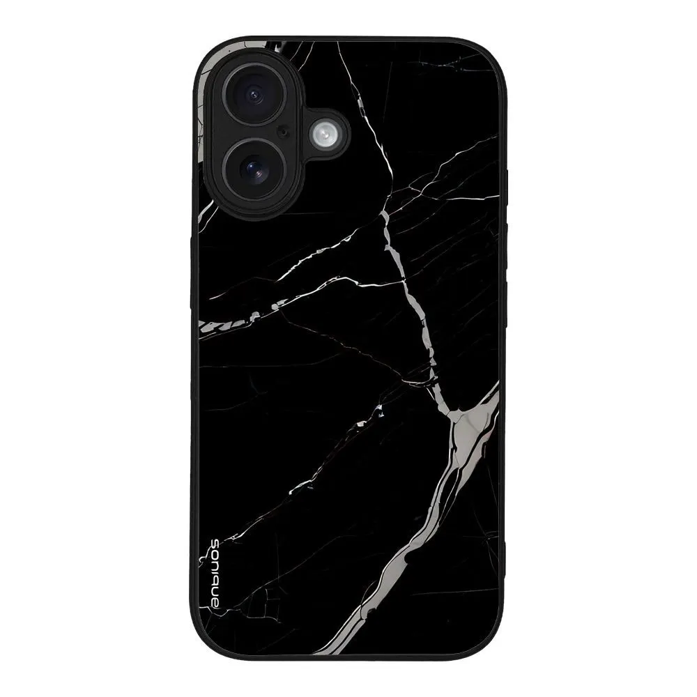 Θήκη Sonique Marble Series για Apple iPhone 16 Μαύρο