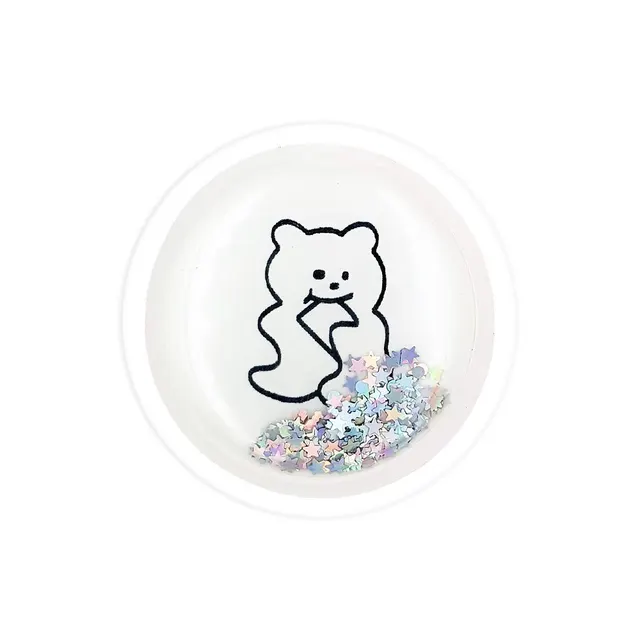 Pop Holder Sonique Liquid Cartoon Λευκό Αρκουδάκι