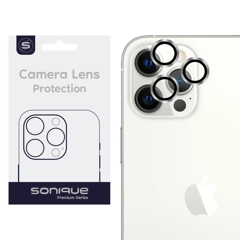 Προστασία Κάμερας Sonique Lens Pro Apple iPhone 12 Pro Max Ασημί