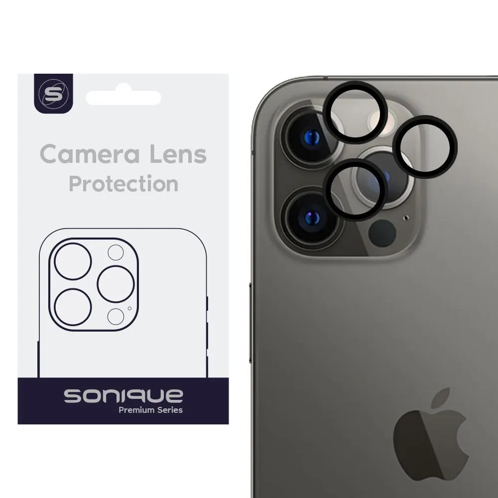 Προστασία Κάμερας Sonique Lens Pro Apple iPhone 12 Pro Max Μαύρο