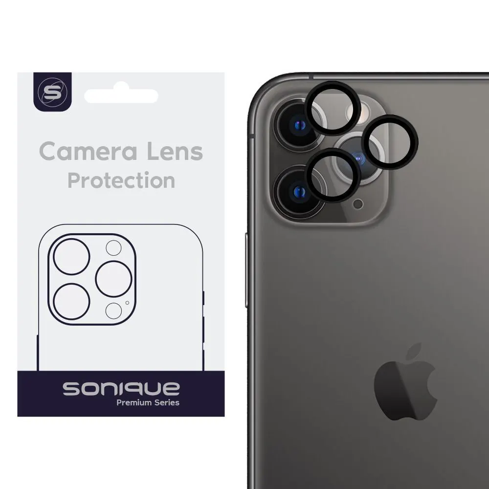 Προστασία Κάμερας Sonique Lens Pro Apple iPhone 11 Pro \/ iPhone 11 Pro Max Μαύρο