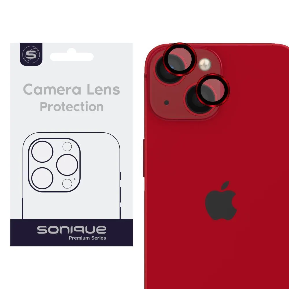 Προστασία Κάμερας Sonique Lens Pro Apple iPhone 13 Mini \/ iPhone 13 Κόκκινο